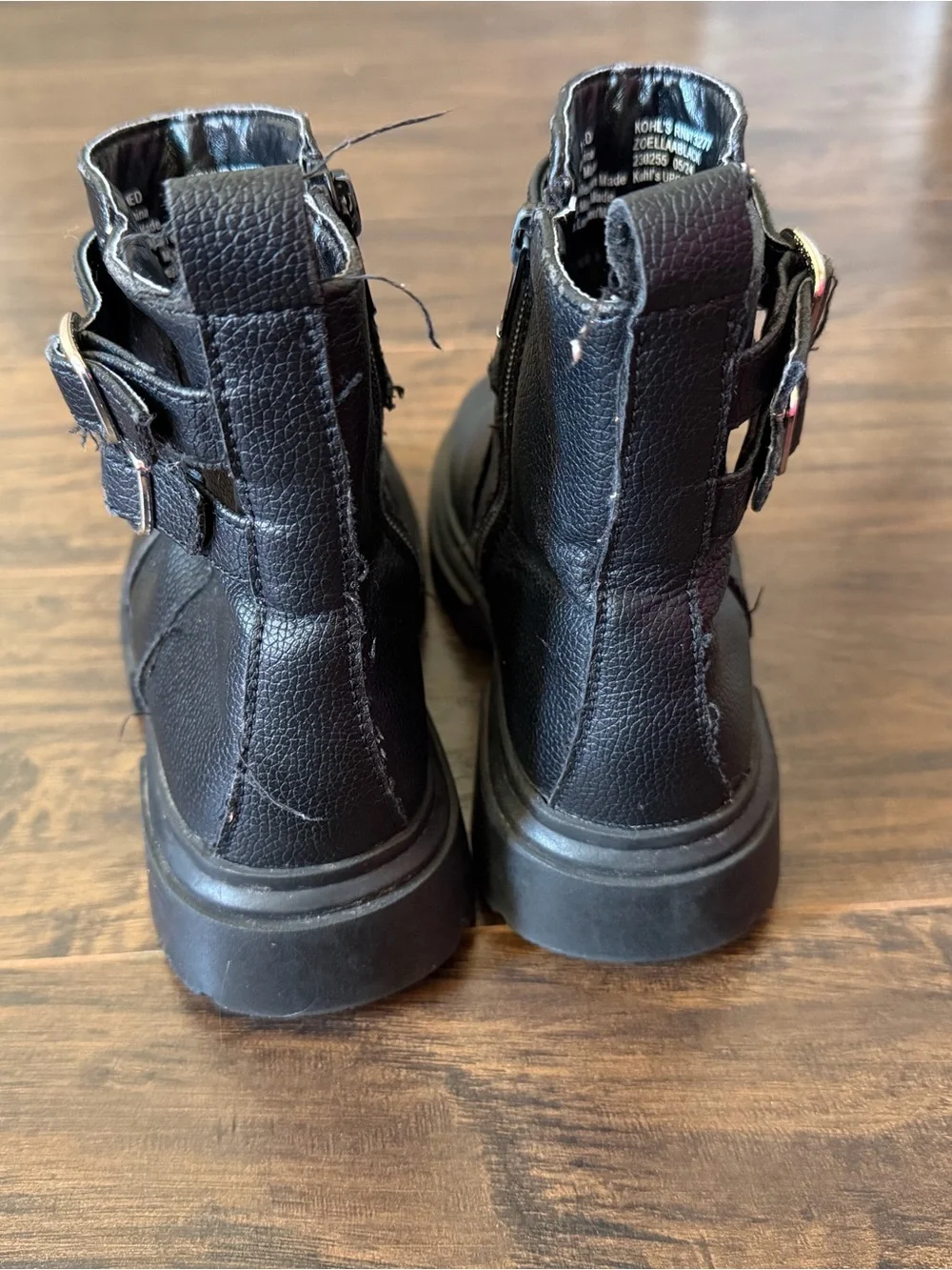 Kids Black Boots